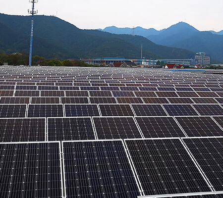  Ground mounting solar projets in Chunjiang