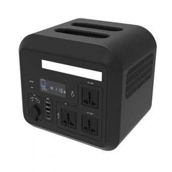 1500W Solar Outdoor Power Supply Portable Powered Station Generator
