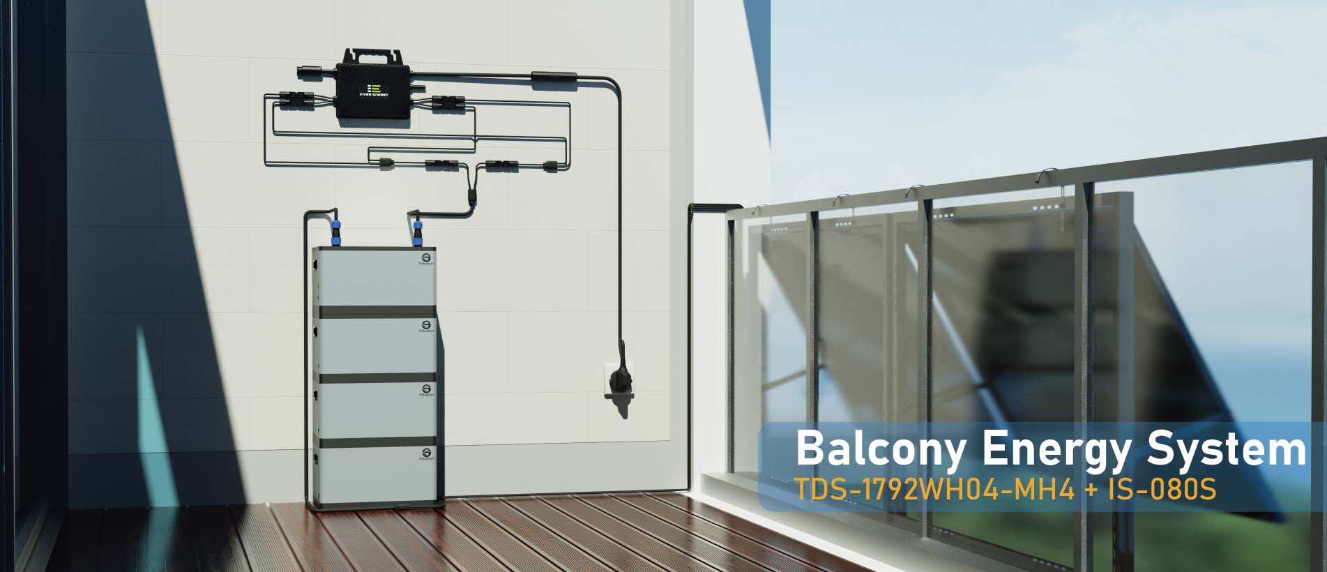 Balcony energy storage system