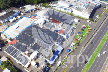 500KW solar power system in Mauritius